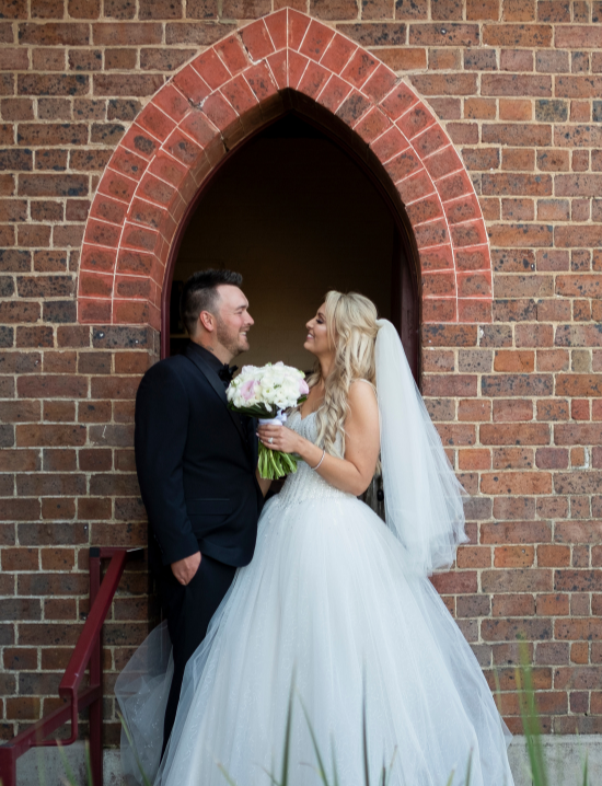 Jessica and Luke Church Wedding NSW