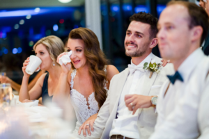 1 tears of joy from bride during wedding reception speeches