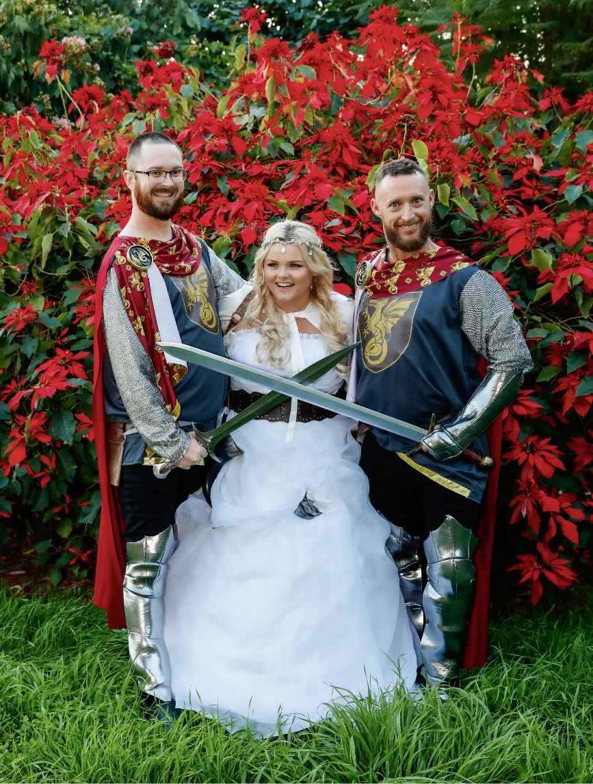 Viking themed wedding in Brisbane captured by wedding photographer