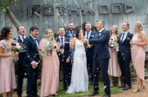 champagne shower Rothwood weddings Perth