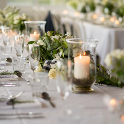 1 Sublime Point Wedding Table Setting