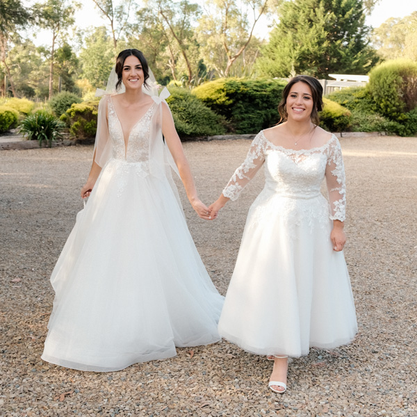 photo of brides wedding dresses in Melbourne