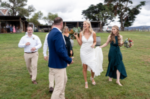 bridal party at Melbourne wedding