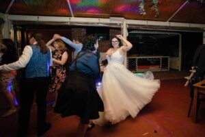 dancing at wedding reception in Perth, Western Australia