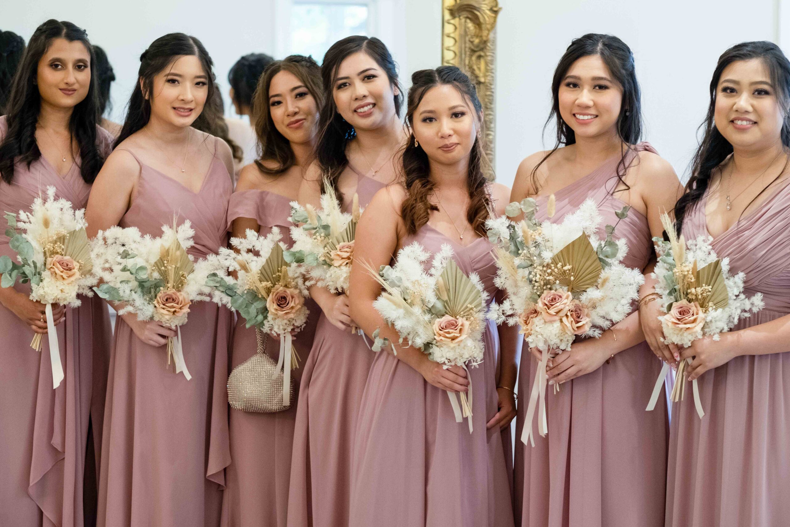 photo of bridesmaids at Sydney wedding