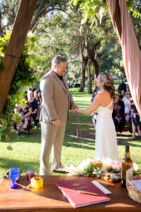 wedding at Yanchep cave in Perth